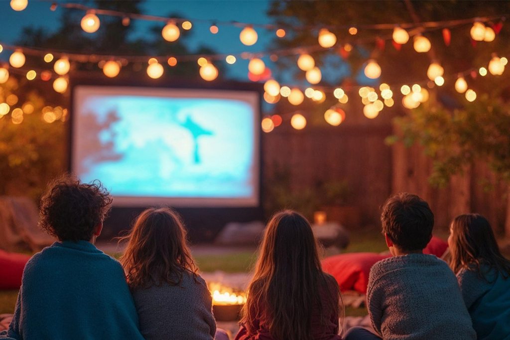 Des enfants qui regardent la télévision